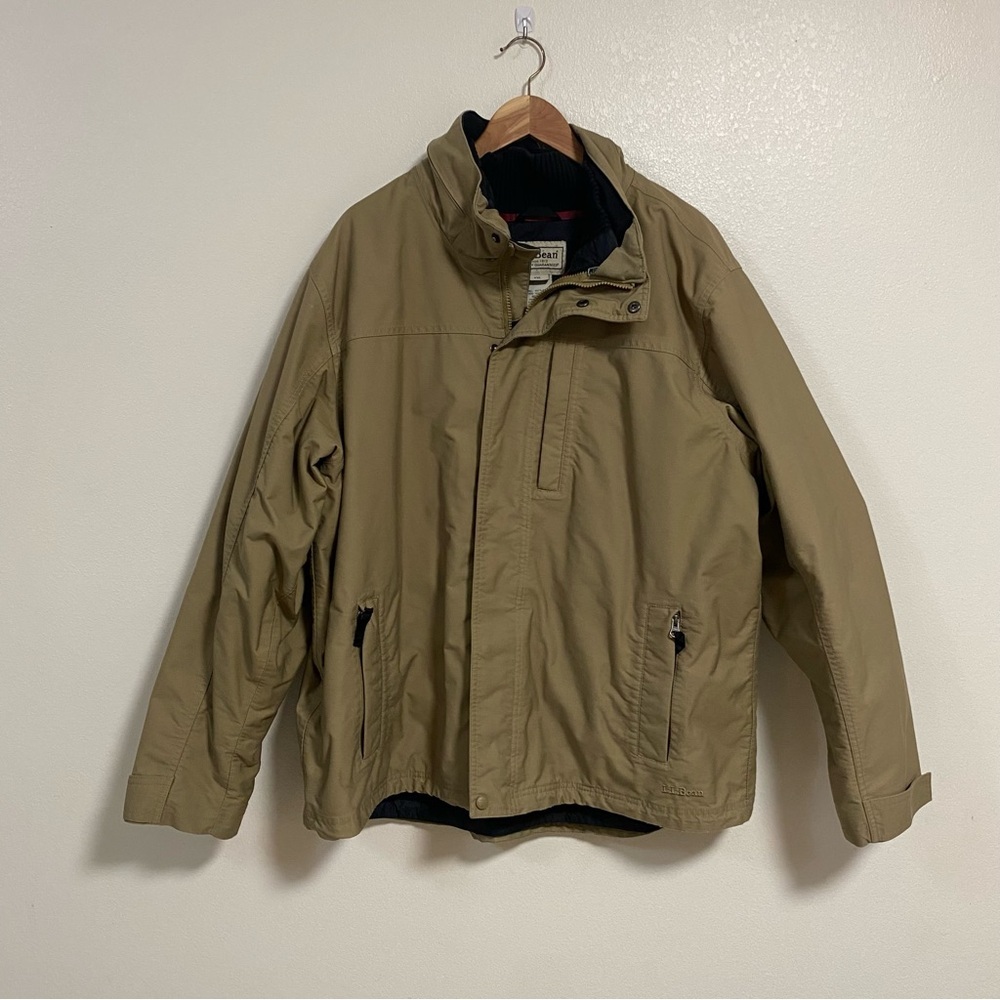 L.L. Bean Jacket Men’s Size XXL Khaki Barn Chore Jacket